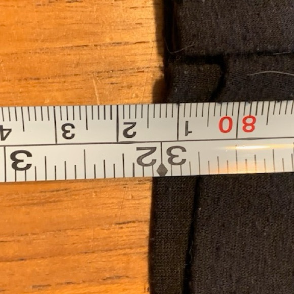 Black and white wrap dress. Size medium. Measurements in photos. - Picture 7 of 7